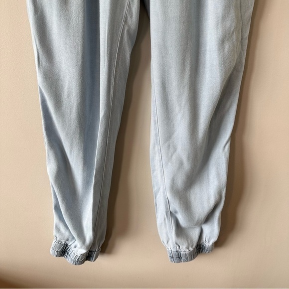 ARITZIA-“TALULA” Los Feliz Light Chambray Summer Joggers (Size:Small) - Picture 10 of 12